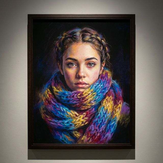 Fading Light - Pastel Portrait